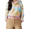 Camisas de seda de manga comprida Psychedelic Nirvana Camisas de seda de manga comprida Psychedelic Nirvana