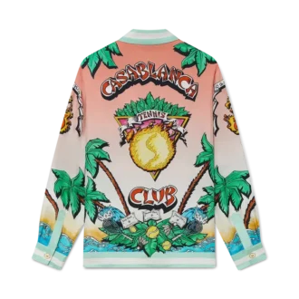 Camisas de seda de manga comprida Tennis Club