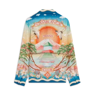 Camisas de seda de manga comprida Tennis Club