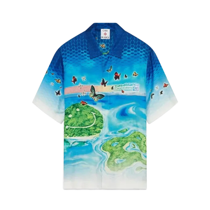 Camisas de seda de manga curta Beyond Destiny Camisas de seda de manga curta Beyond Destiny