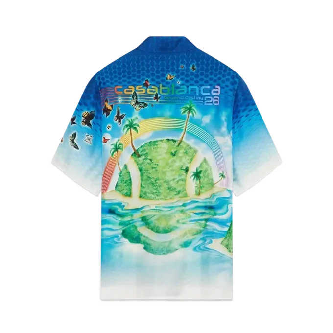 Camisas de seda de manga curta Beyond Destiny Camisas de seda de manga curta Beyond Destiny