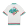 Camisas de seda de manga curta Casa Way World Series Camisas de seda de manga curta Casa Way World Series