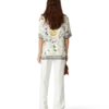 Camisas de seda de manga curta Le Vase Brise Camisas de seda de manga curta Le Vase Brise