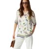 Camisas de seda de manga curta Le Vase Brise Camisas de seda de manga curta Le Vase Brise