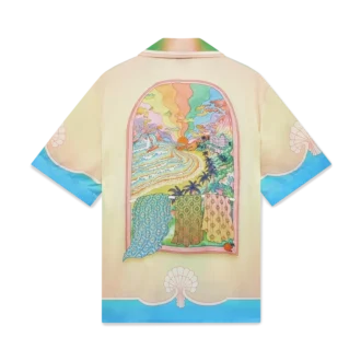 Camisas de seda de manga curta Lucid Dreams