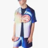Camisas de seda de manga curta Shockwave