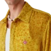 Camisas de seda Devora com padrão floral Camisas de seda Devora com padrão floral