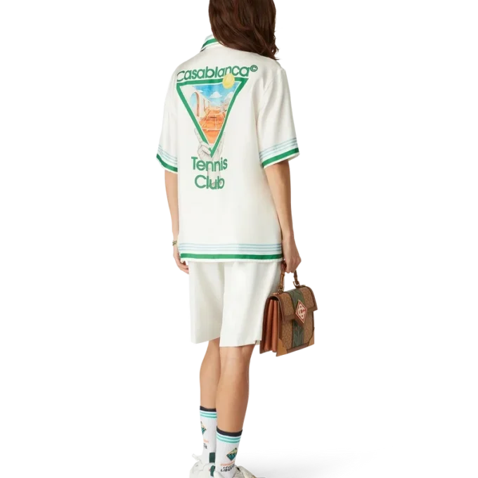 Camisas de seda Metaphysical Tennis Icon