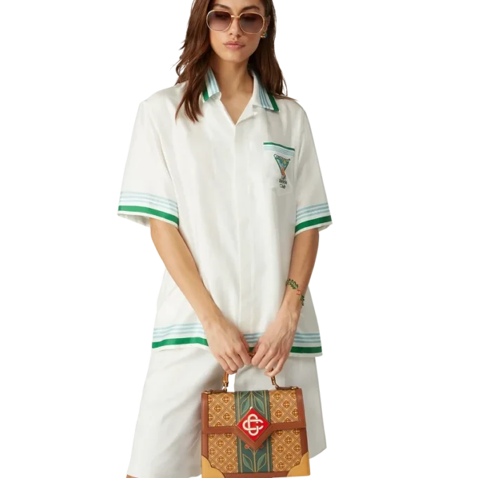 Camisas de seda Metaphysical Tennis Icon