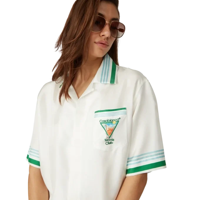 Camisas de seda Metaphysical Tennis Icon