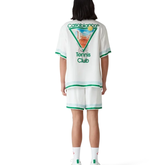 Camisas de seda Metaphysical Tennis Icon
