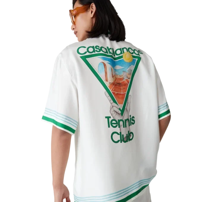 Camisas de seda Metaphysical Tennis Icon