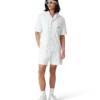 Camisas de Tecido de Toalha com Risca de Ténis Camisas de Tecido de Toalha com Risca de Ténis