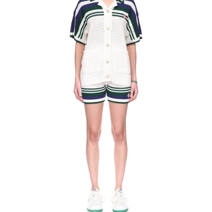 Camisas de ténis em croché Camisas de ténis em croché