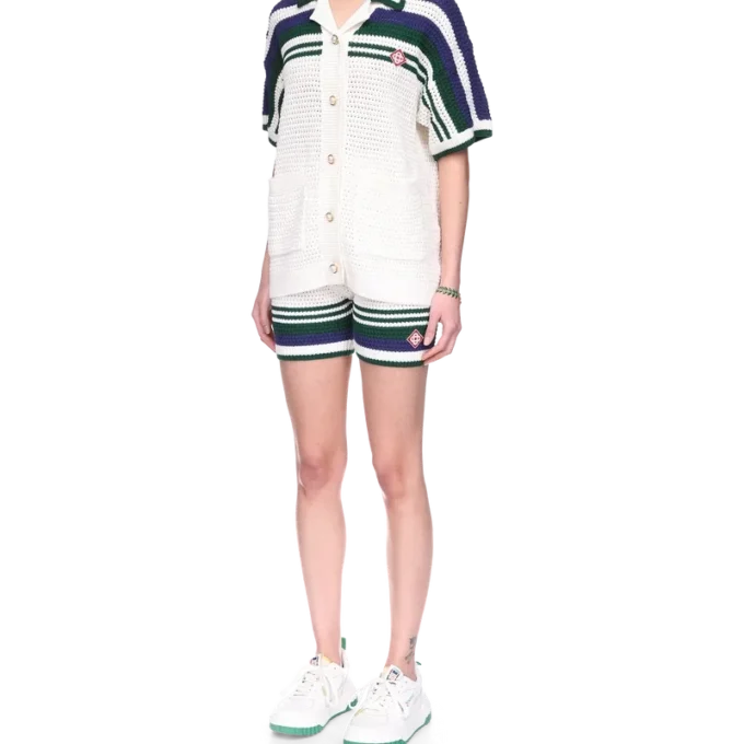 Camisas de ténis em croché Camisas de ténis em croché