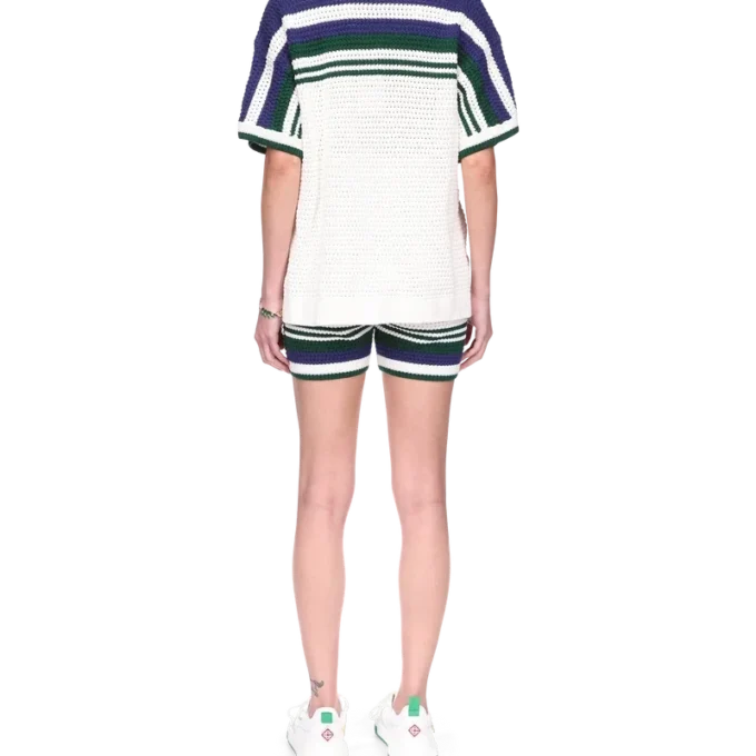 Camisas de ténis em croché Camisas de ténis em croché