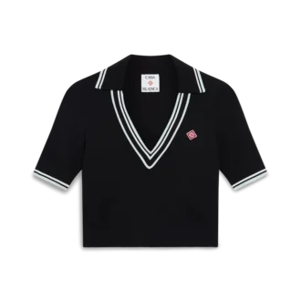 Camisas de viscose com decote em V