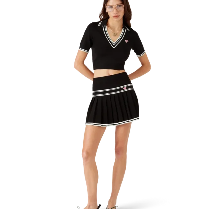 Camisas de viscose com decote em V
