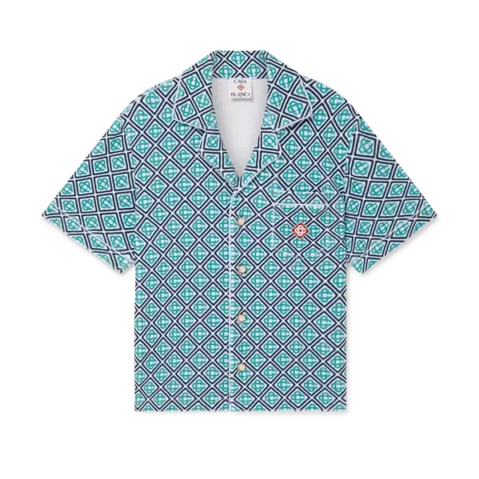 Camisas em Tecido de Toalha Monogram Camisas em Tecido de Toalha Monogram