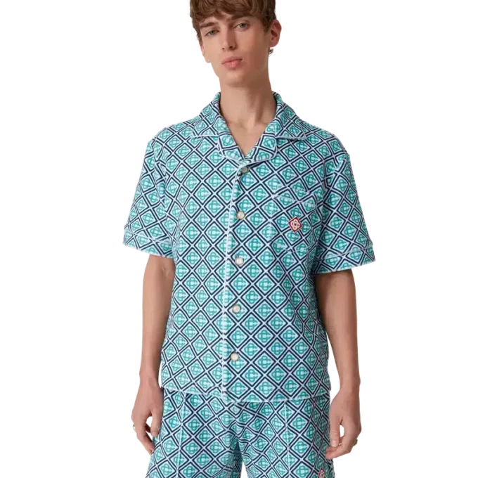 Camisas em Tecido de Toalha Monogram Camisas em Tecido de Toalha Monogram