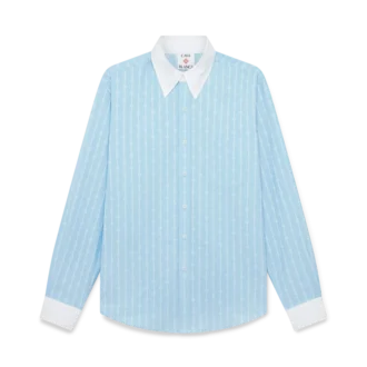 Camisas Jacquard com riscas Laurel