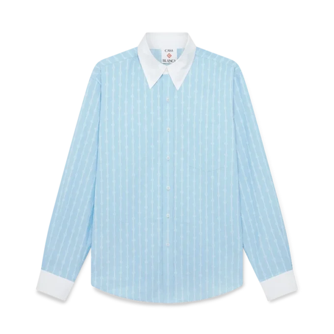 Camisas Jacquard com riscas Laurel Camisas Jacquard com riscas Laurel