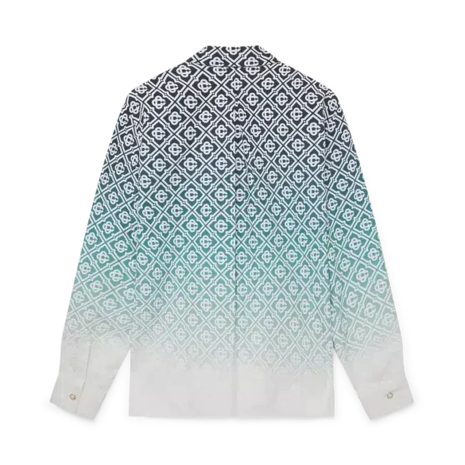 Camisas Monogram com Gradiente Midnight Camisas Monogram com Gradiente Midnight
