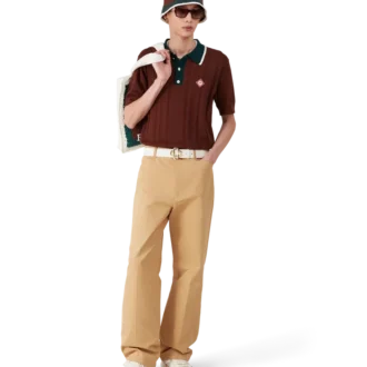 Camisas Oversized em Malha Trançada