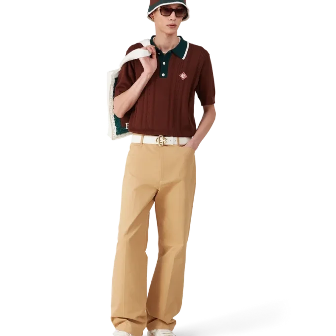 Camisas Oversized em Malha Trançada