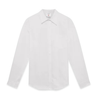 Camisas Oxford em Jacquard de Algodão com Monograma