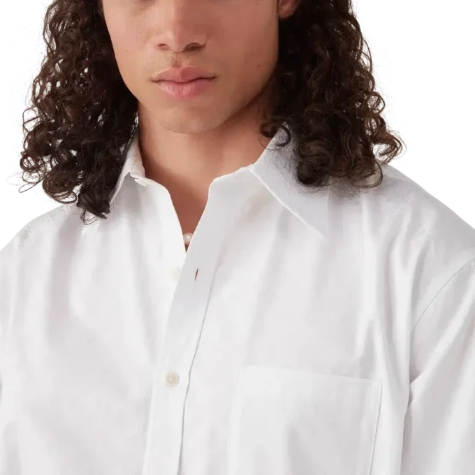 Camisas Oxford em Jacquard de Algodão com Monograma Camisas Oxford em Jacquard de Algodão com Monograma