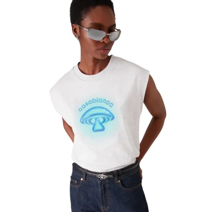 Camisas sem mangas Airbrush Mushroom