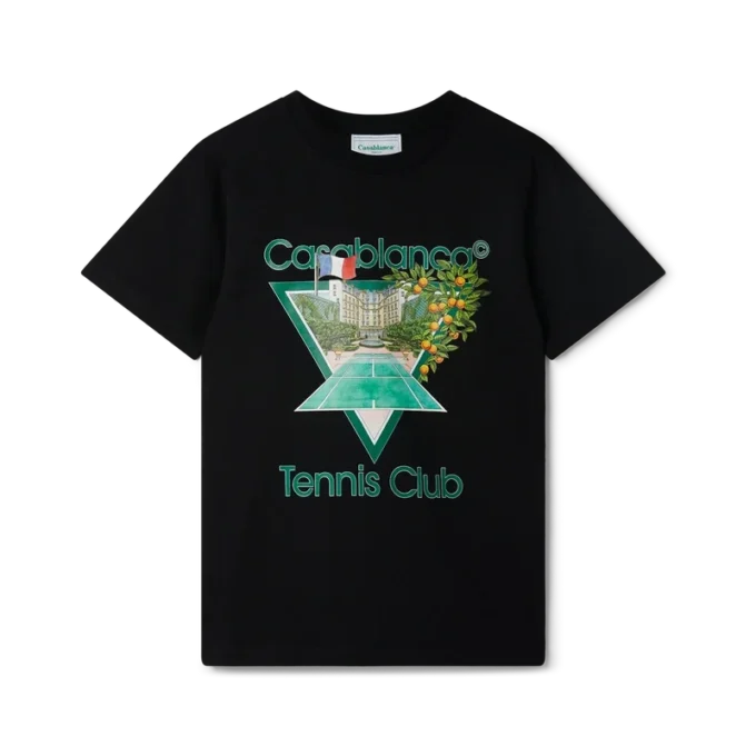 Camiseta com o ícone do clube de ténis Camiseta com o ícone do clube de ténis