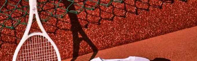 Camiseta com o ícone do clube de ténis