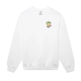 Camisola acolchoada com mascote de ténis