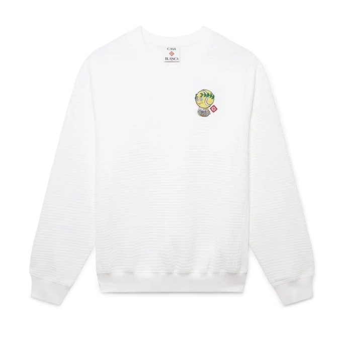 Camisola acolchoada com mascote de ténis Camisola acolchoada com mascote de ténis
