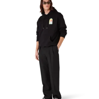 Camisola com capuz e arco em degradê