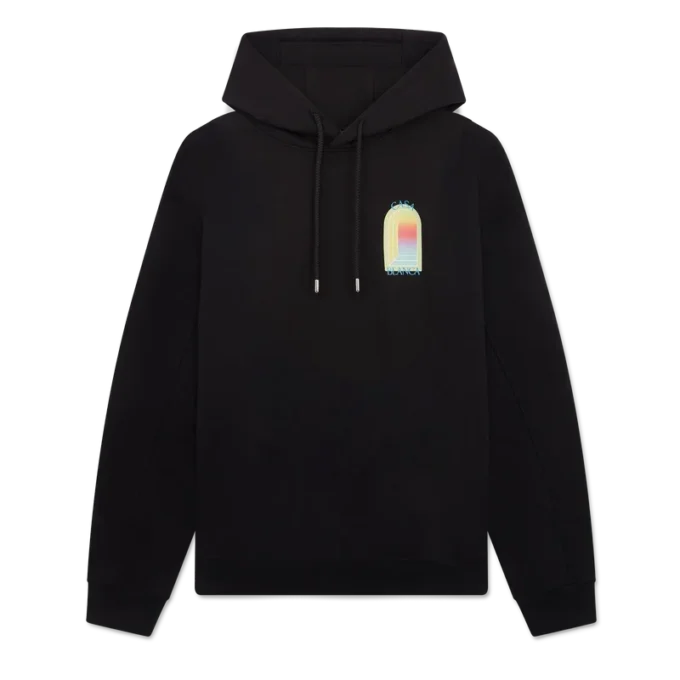 Camisola com capuz e arco em degradê Camisola com capuz e arco em degradê