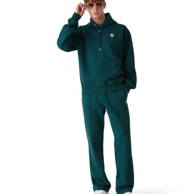 Camisola com capuz e logótipo Diamond