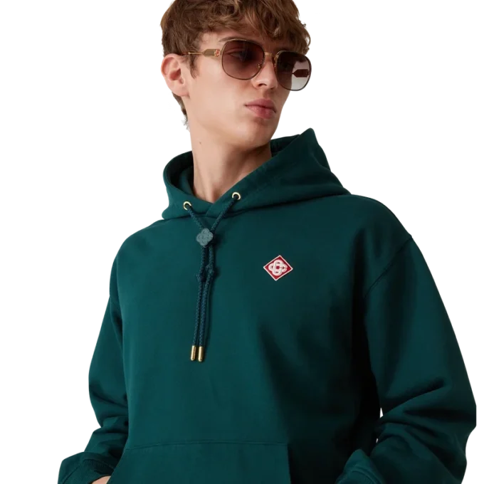 Camisola com capuz e logótipo Diamond