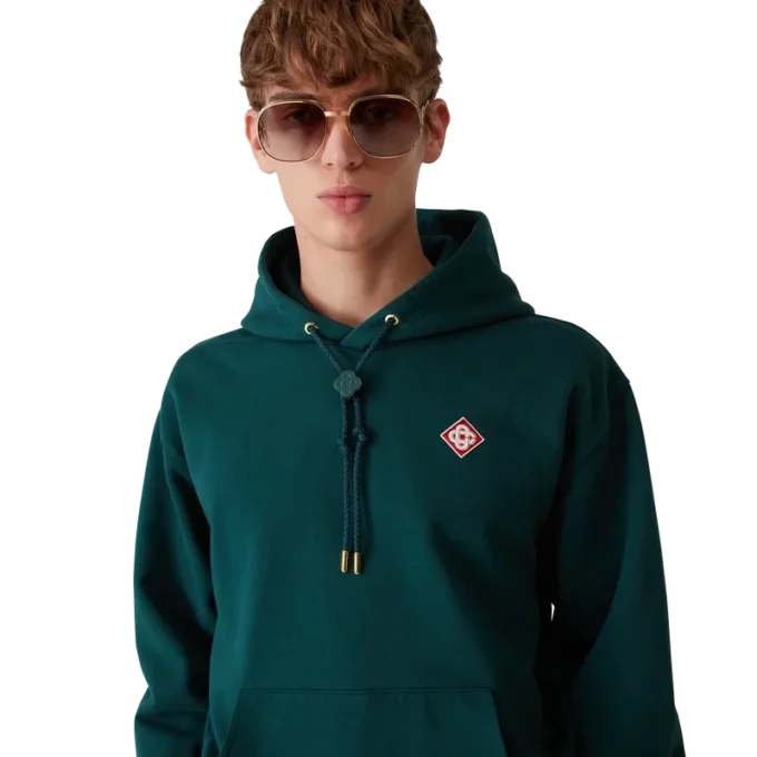 Camisola com capuz e logótipo Diamond