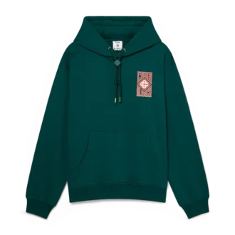 Camisola com capuz e logótipo gótico
