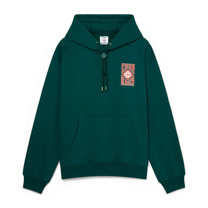 Camisola com capuz e logótipo gótico Camisola com capuz e logótipo gótico