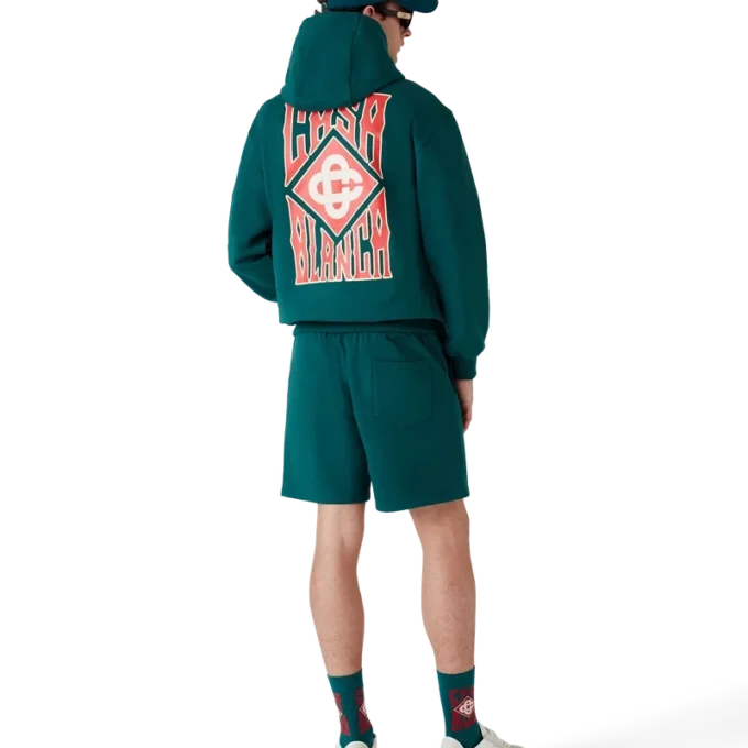Camisola com capuz e logótipo gótico Camisola com capuz e logótipo gótico