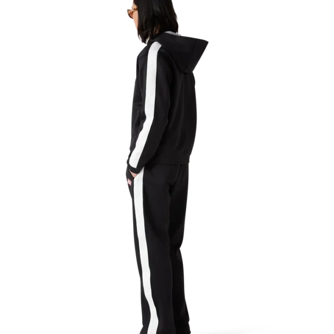 Camisola com capuz em tecido scuba