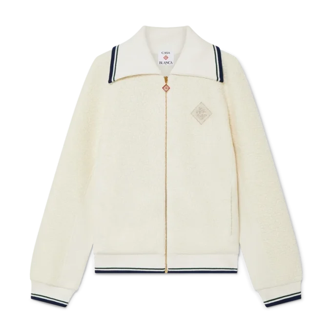 Camisola com fecho em caxemira