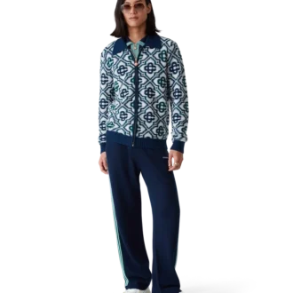 Camisola com fecho em malha Monogram