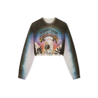 Camisola Curta em Mistura de Caxemira La Pramonition Camisola Curta em Mistura de Caxemira La Pramonition