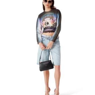 Camisola Curta em Mistura de Caxemira La Pramonition Camisola Curta em Mistura de Caxemira La Pramonition