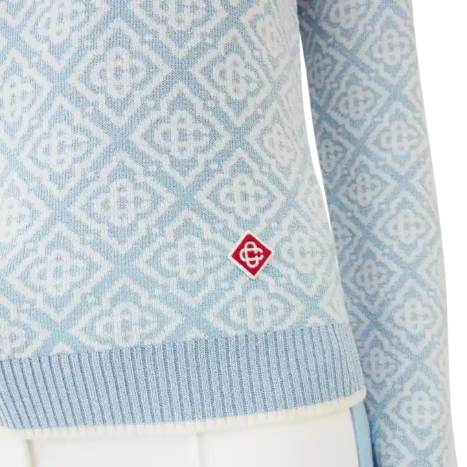 Camisola de gola alta com monograma Ski Camisola de gola alta com monograma Ski